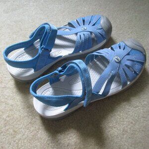 Women's Keen Rose Blue Sandals Closed Toe US Size 9